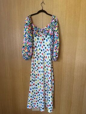Rixo LONDON Gio Dress - Micro Tulip Mixed Size S - Perfect Condition